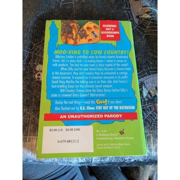 Gooflumps Ser.: Eat Cheese and Barf! by R. U. Slime (1995, Digest Paperback) - Picture 2 of 4